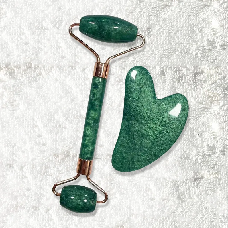 2pcs/lot Glitter Gua Sha Roller Massager for face Neck Eye Resin Facial Roller Beauty Skin Care Guasha Scraping Board Relaxing Body Tools