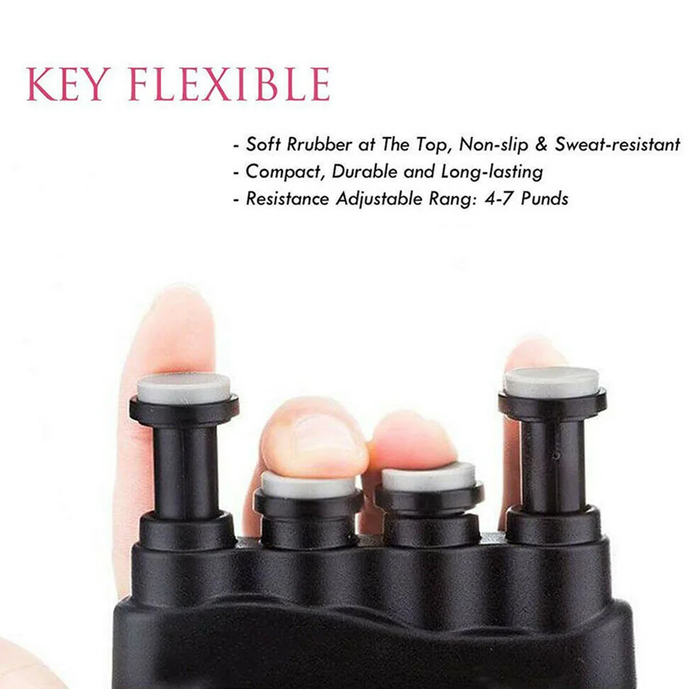 1pcs Hand-held Finger Trainer Strengthener Strength Training Home Fitness Equipment Piano Guitar Finger Exerciser Trainer Practise the dexterity and strength of the finger