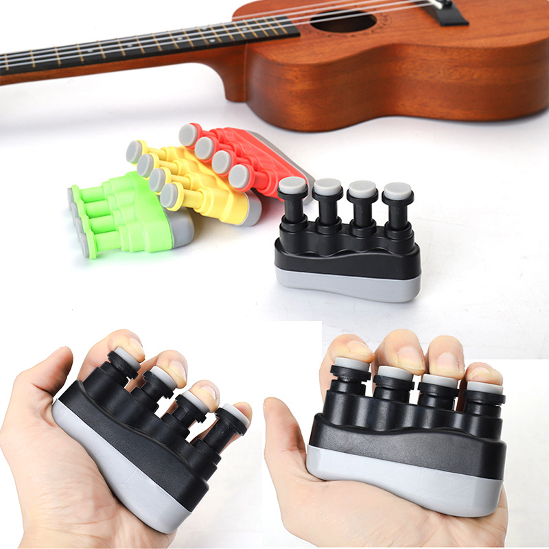1pcs Hand-held Finger Trainer Strengthener Strength Training Home Fitness Equipment Piano Guitar Finger Exerciser Trainer Practise the dexterity and strength of the finger