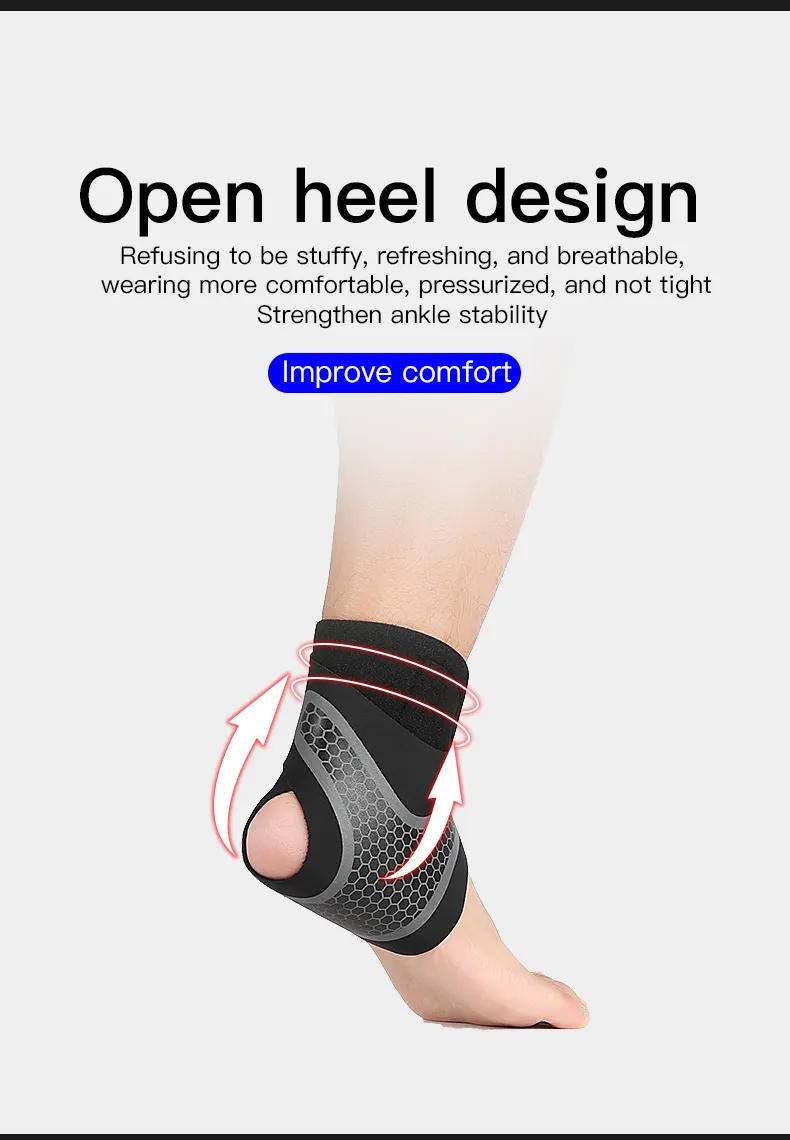 1 Pc Sports Protective Gear Ankle Support Basketball Bandage Ankle Brace Nylon Ankle Compression Support