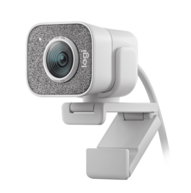 LOGITECH STREAMCAM WHITE WEBCAMERA 60FPS USB-C FULL HD 1080P DUAL MICROPHONE FOR ONLINE STUDY