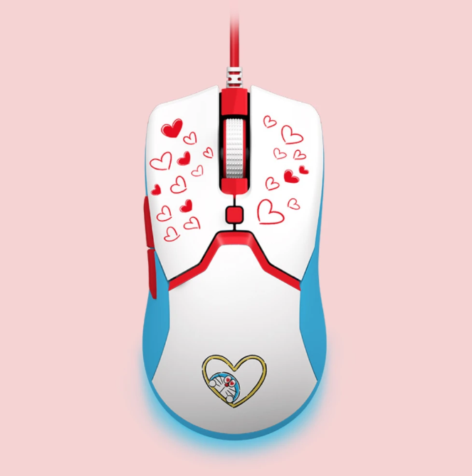 RAZER X DORAEMON 50TH ANNIVERSARY LOVE VIPER MINI GAMING MOUSE WITH MOUSEPAD