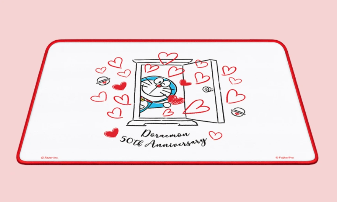 RAZER X DORAEMON 50TH ANNIVERSARY LOVE VIPER MINI GAMING MOUSE WITH MOUSEPAD
