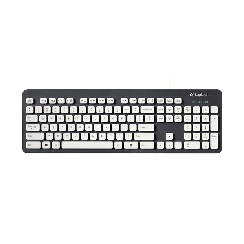 LOGITECH K310 USB WASHABLE WIRED WATERPROOF KEYBOARD FOR PC LAPTOP COMPUTER KEYBOARD