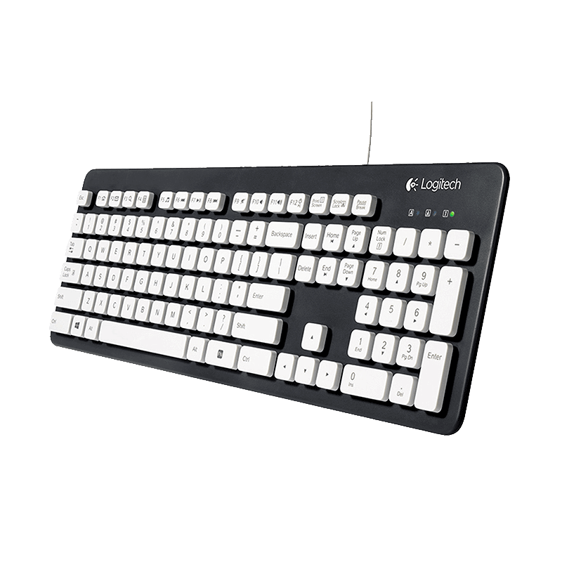 LOGITECH K310 USB WASHABLE WIRED WATERPROOF KEYBOARD FOR PC LAPTOP COMPUTER KEYBOARD