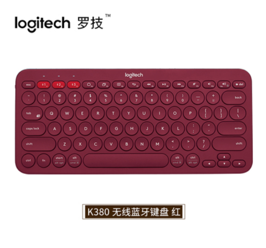 MULTI-COLOR LOGITECH K380 MULTI-DEVICE BLUETOOTH WIRELESS KEYBOARD