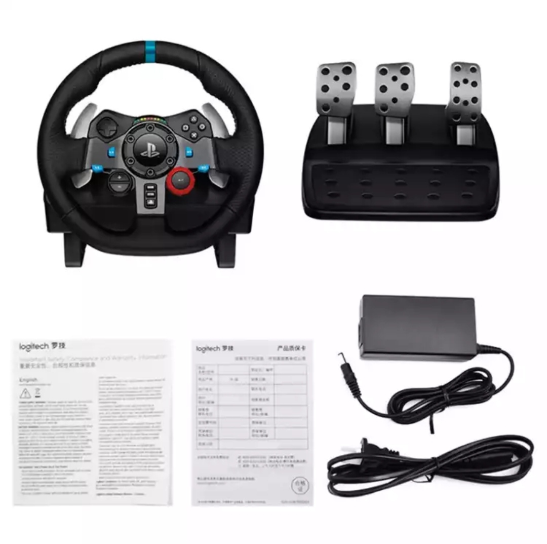 LOGITECH G29 DRIVING FORCE GAME STEERING WHEEL PC / PS4 RACING CAR 900 DEGREE