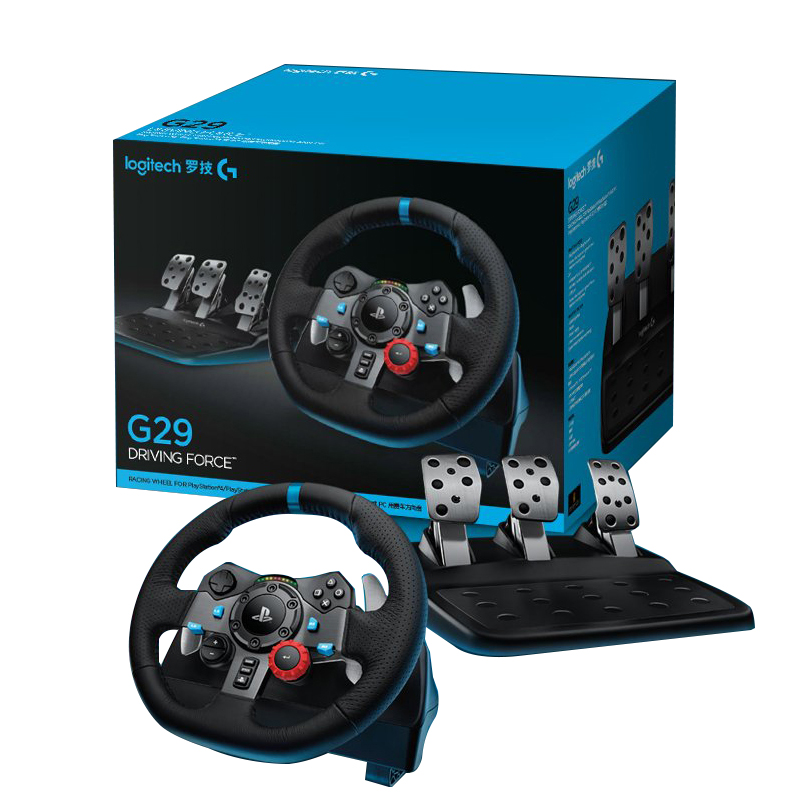 LOGITECH G29 DRIVING FORCE GAME STEERING WHEEL PC / PS4 RACING CAR 900 DEGREE