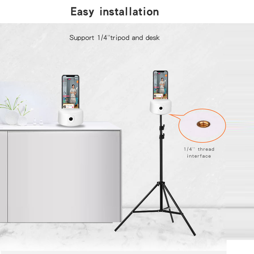POWER SAVING SIMPLE OPERATION NEW PRODUCT OBJECT TRUCKING HOLDER FACIAL TRACKING PHOTO VIDEO