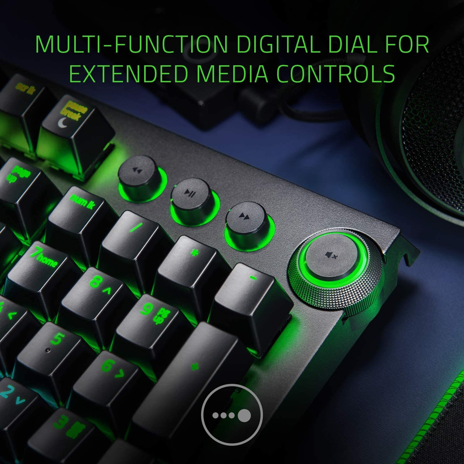 Razer BlackWidow Essential Mechanical Gaming Keyboard: Green Mechanical Switches - Tactile &amp; Clicky