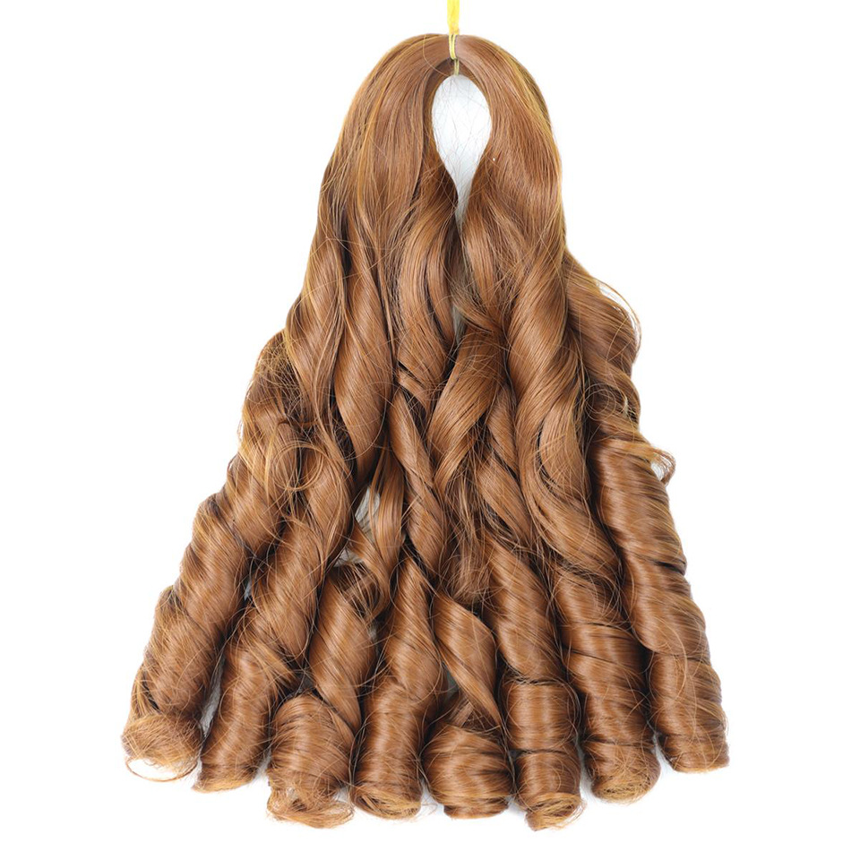 Women&apos;s wig long hair curly hair wavy African braid fashion new multicolor 20 inches