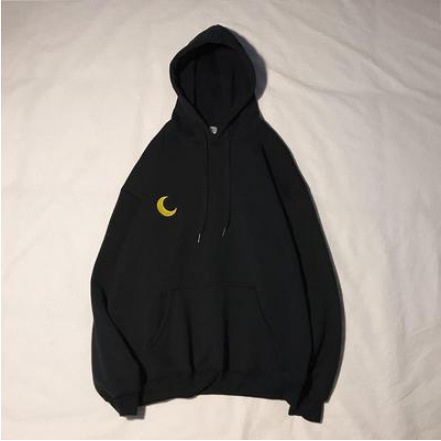 plus size Fashion embroidered sweater lady&apos;s hooded casual coat lady Sports style Sweater