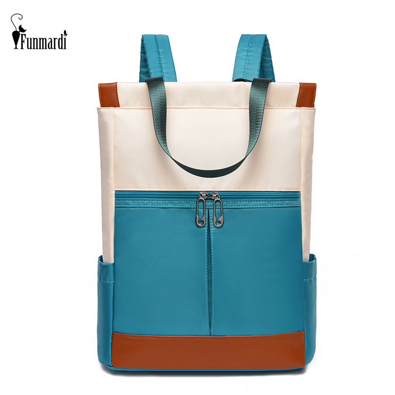 FUNMARDI Oxford Waterproof Women Backpack Laptop Large Capacity Shoulder Bags Female Backpack Brand