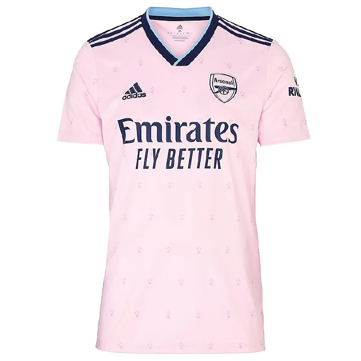 Men's adidas Pink Arsenal 2022/23 Home Blank Jersey