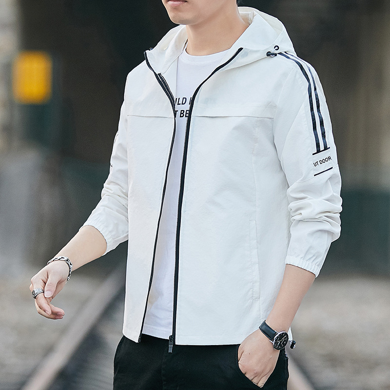 Summer ice silk breathable fishing jacket lightweight outdoor UV protection clothing men