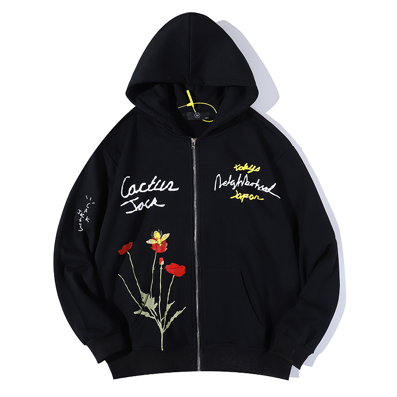 Kanye West Graffiti Letter Print Velvet Sweatshirt Men Hoodie Hip Hop Hooded Hoodies
