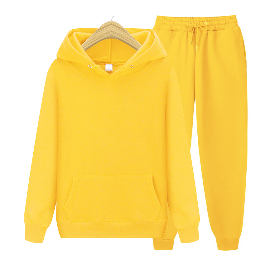 Men&apos;s Sets Hoodies Pants Sweatshirt Sweatpants Fashion Slim Fit Hoodie Hip Hop Pullover