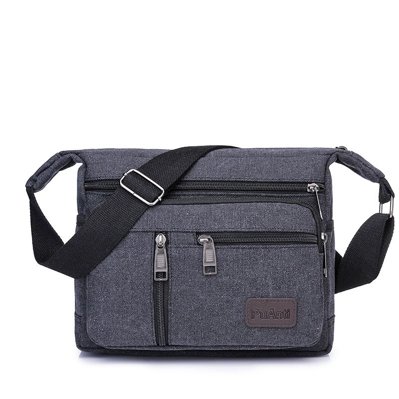 Men Canvas Shoulder Bags Casual Tote Travel Men's Crossbody Bag Messenger Bags Fashion Handbag