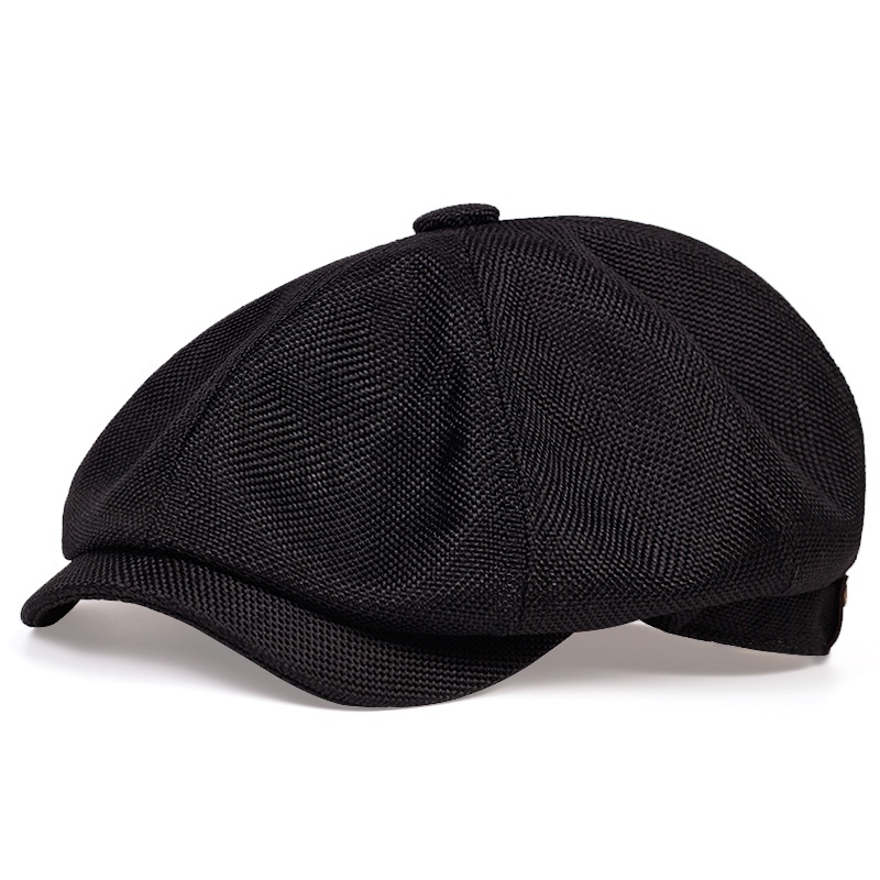 men&apos;s casual newsboy hat retro beret hat wild casual hats unisex wild octagonal cap
