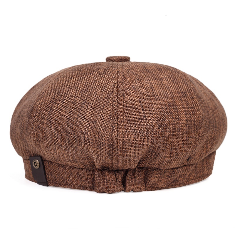 men&apos;s casual newsboy hat retro beret hat wild casual hats unisex wild octagonal cap