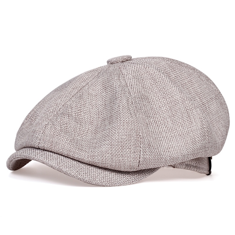 men&apos;s casual newsboy hat retro beret hat wild casual hats unisex wild octagonal cap