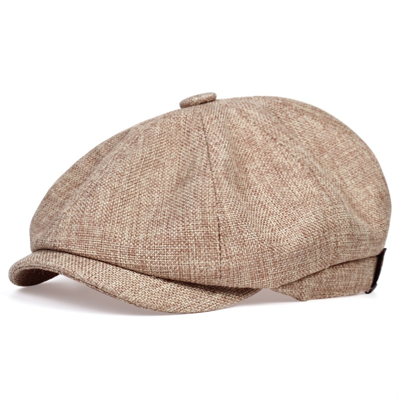 men&apos;s casual newsboy hat retro beret hat wild casual hats unisex wild octagonal cap
