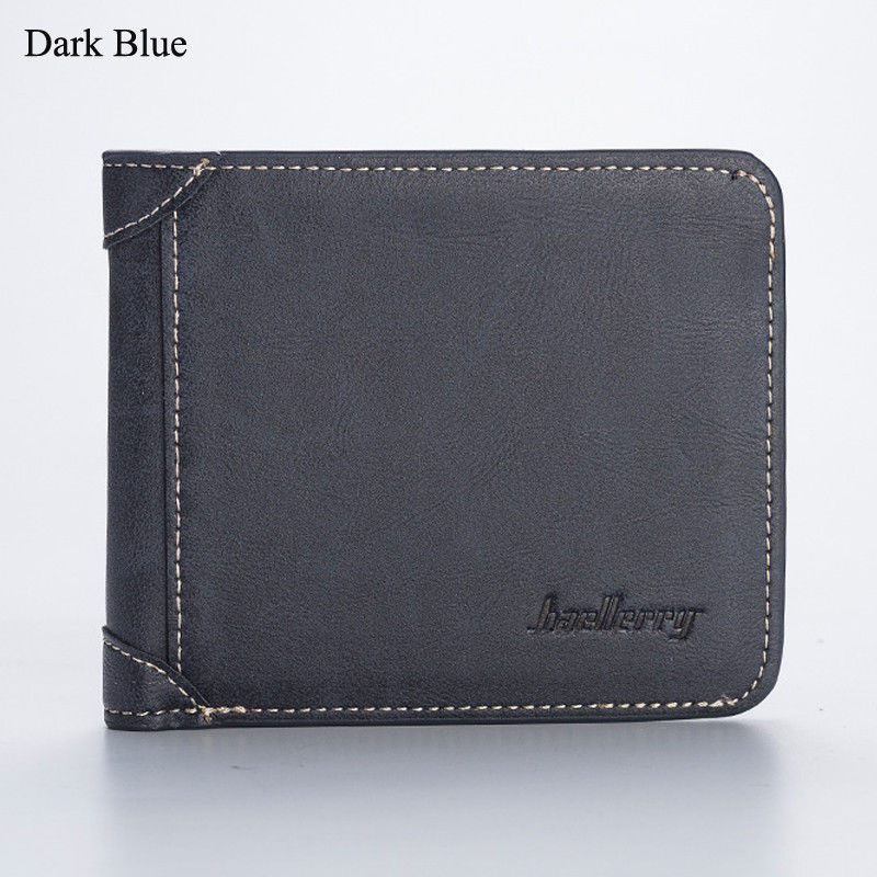 Men Wallet Leather Business Foldabler Cowhide Credit Card/ID Inserts Coin Purses