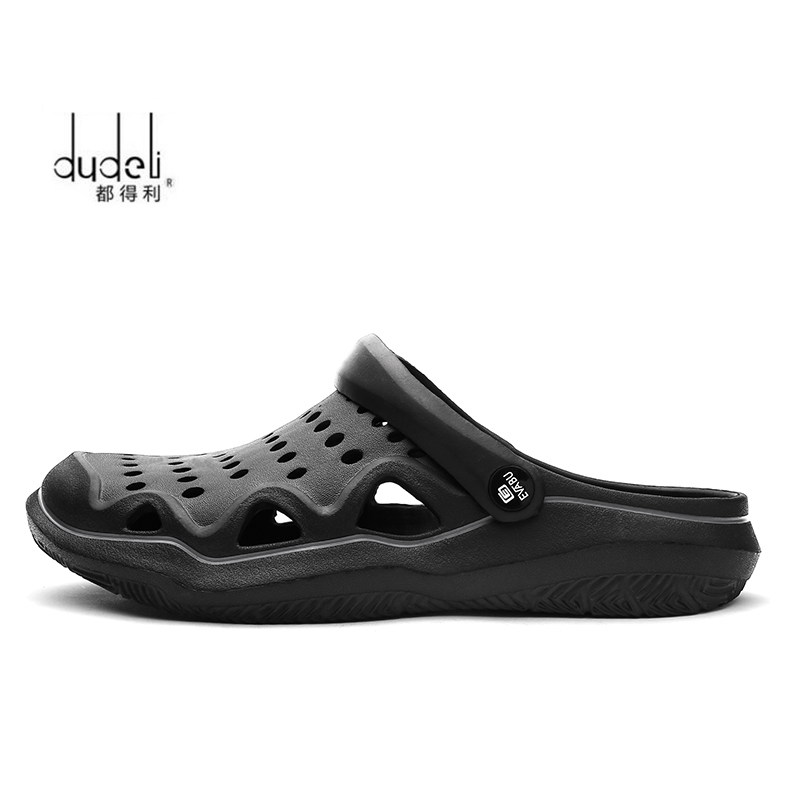 Men&apos;s Summer Shoes Slippers Breathable Non-slip Mules Male Shoes Casual Beach Sandals