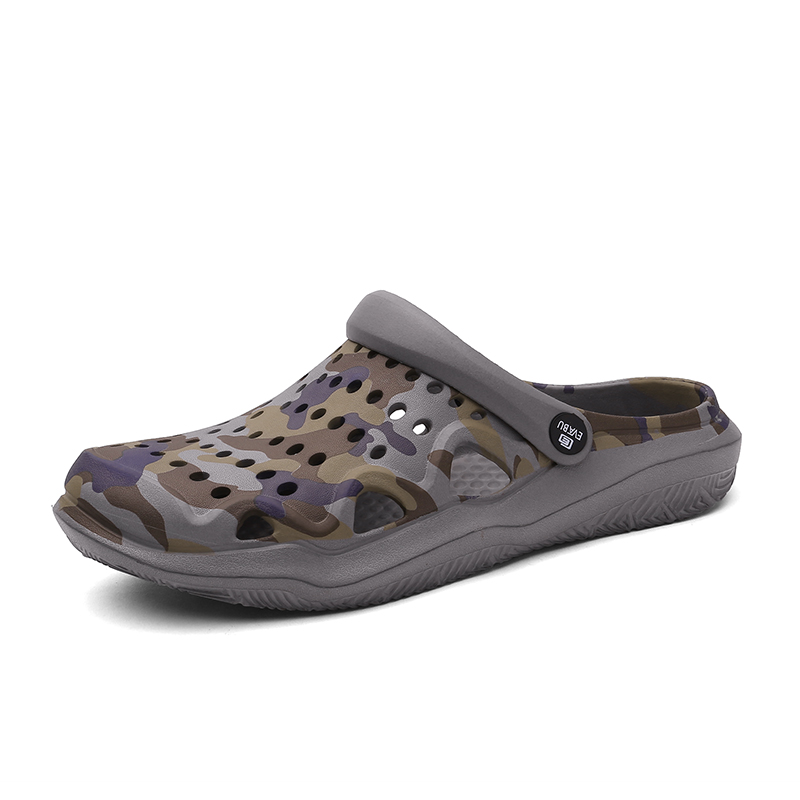 Men&apos;s Summer Shoes Slippers Breathable Non-slip Mules Male Shoes Casual Beach Sandals