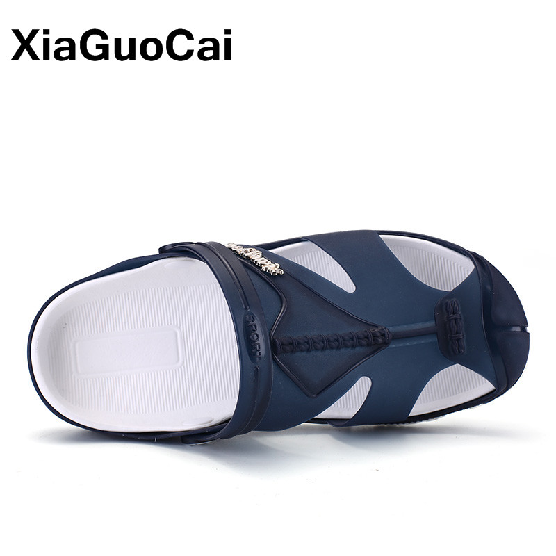 Men&apos;s Slippers Clogs Slip-On Breathable Sandals Plus Size Male Beach Shoes Quick Dry