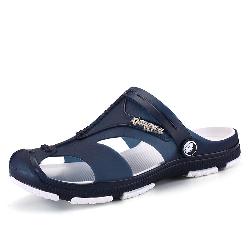 Men&apos;s Slippers Clogs Slip-On Breathable Sandals Plus Size Male Beach Shoes Quick Dry