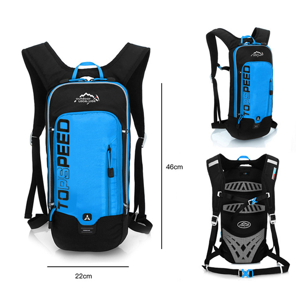 Cycling Bag Men&apos;s Women Riding Waterproof Breathable Bicycle Backpack