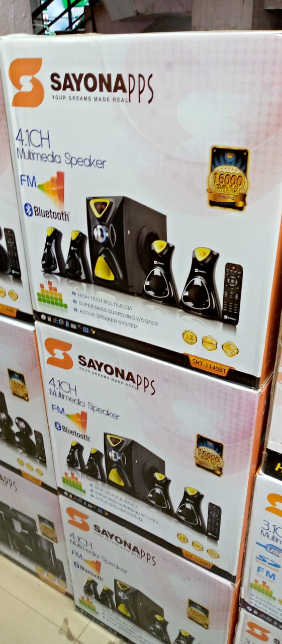 SPEAKER SYSTEMS SAYONA 4.1CH 16000W CLASSIC SOUNDS AND BASS