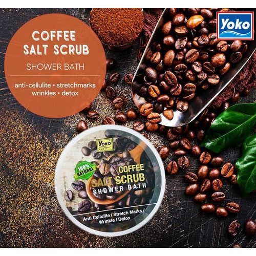 Coffee Sea Salt Bath Body/Face/Feet Spa Scrub