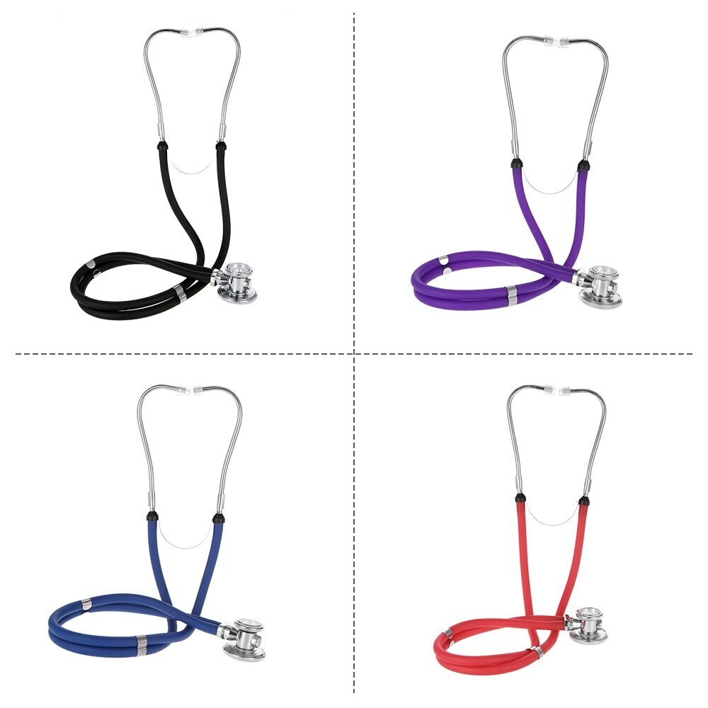 Double Dual Head Medical Stethoscope Multifunctional Long Soft Tube Stethoscope