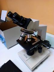 Microscope Omega 7, laboratory,  home research, school microscope