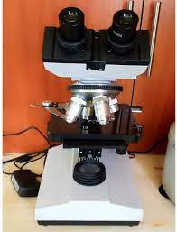 Microscope Omega 7, laboratory,  home research, school microscope