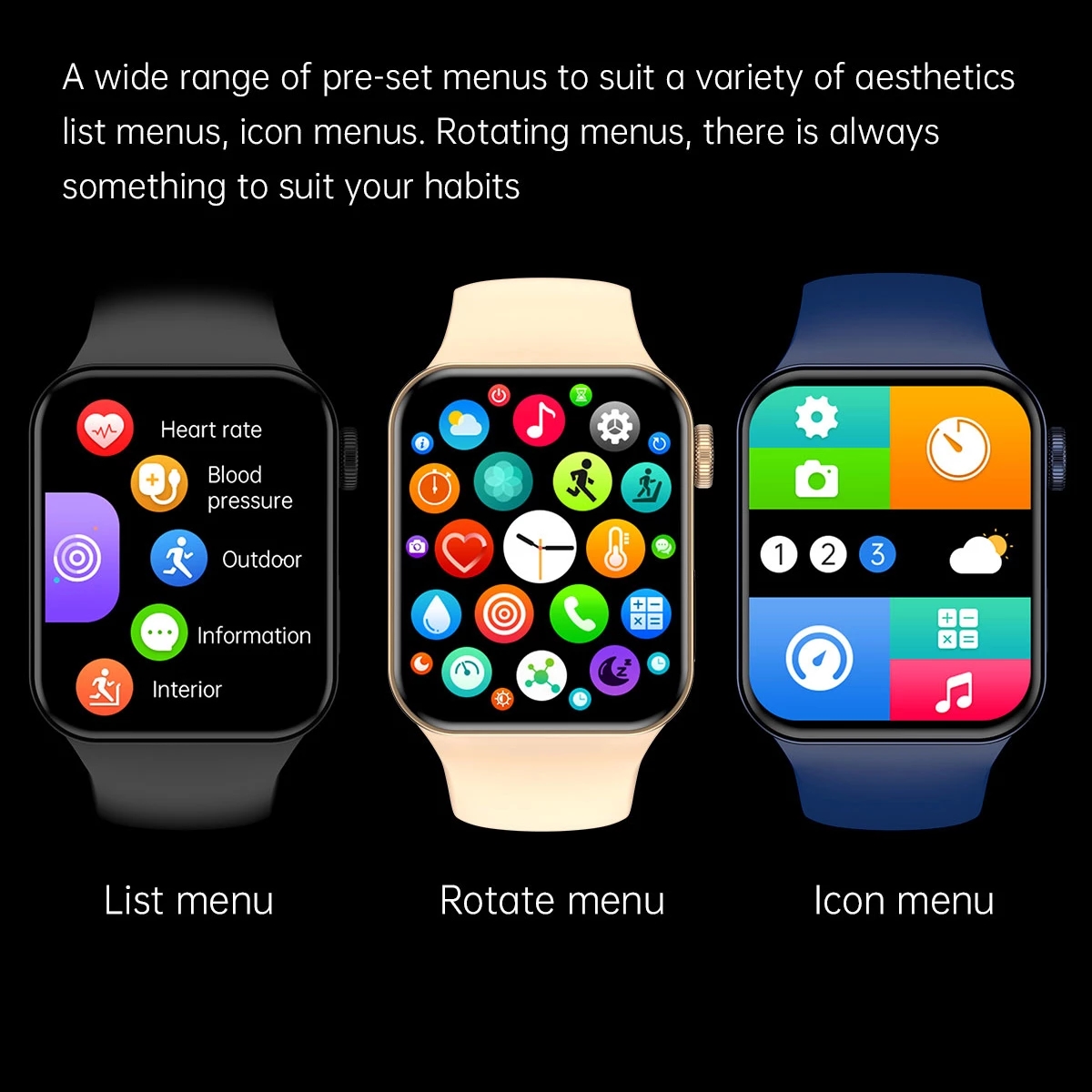 Smart watch 2021 IWO7 series 7 1.82"HD MAX Bluetooth Calls Custom Wallpaper Heart Rate Monitor Sport