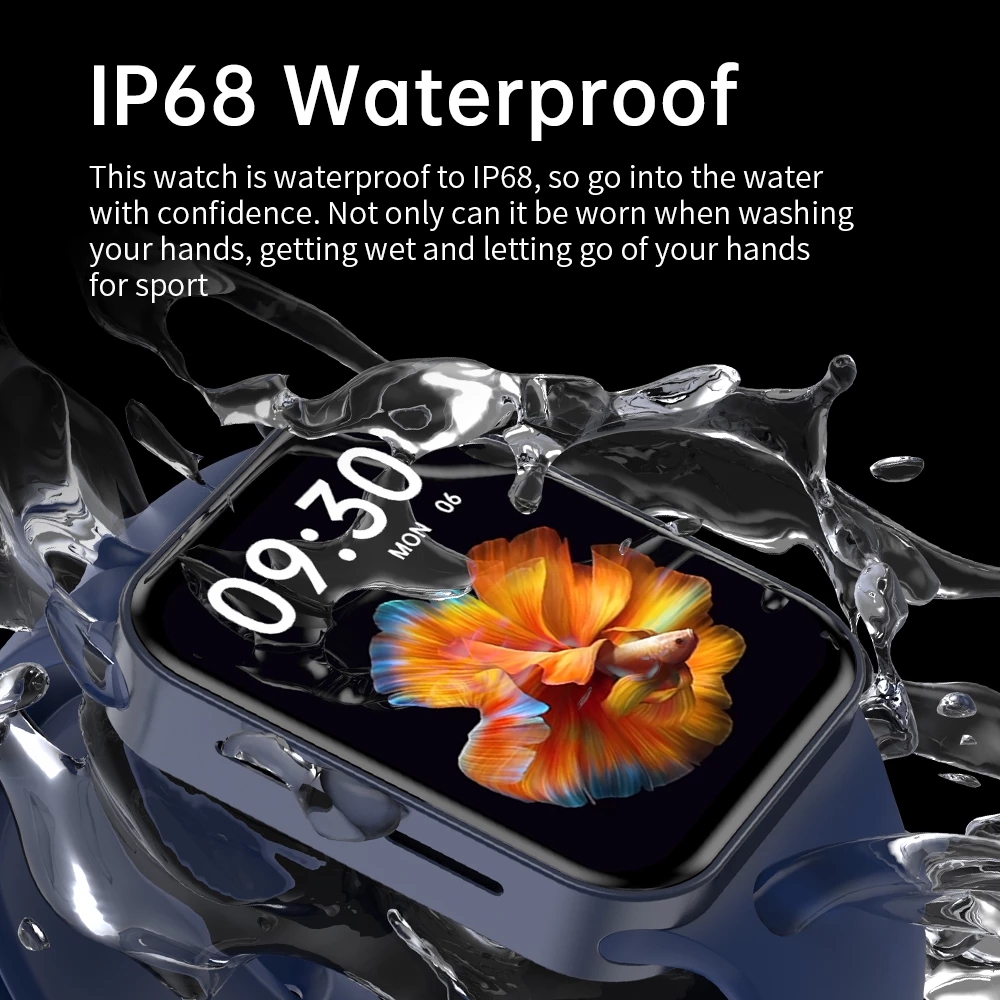 Smart watch 2021 IWO7 series 7 1.82"HD MAX Bluetooth Calls Custom Wallpaper Heart Rate Monitor Sport