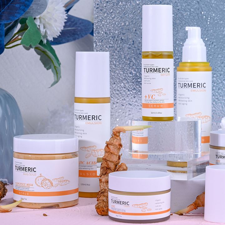 moisturizing and repairing essence cream, turmeric emulsion, body scrub, small batch