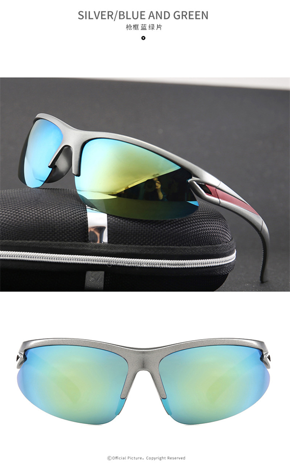2021 new men fishing sunglasses, outdoor cycling glasses, fishing polarizing glasses