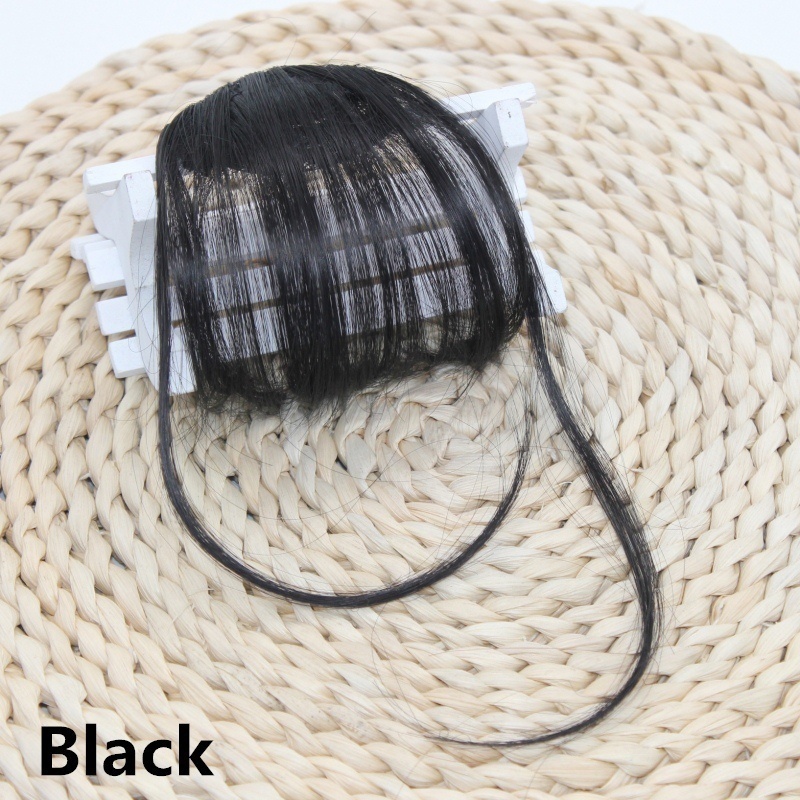 women Hair Extension Bangs Straight Wig Piece Clip on Clip In Front Hair Bangs Wigs