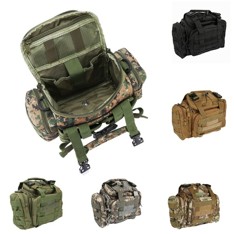 Oxford Fabric Outdoor Waist  Multifunctional Large Capacity Canvas Waterproof Carp Fishing Lure Box Tackle Bags Tactical Package