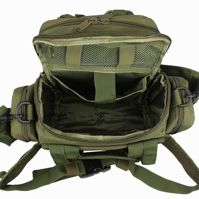 Oxford Fabric Outdoor Waist  Multifunctional Large Capacity Canvas Waterproof Carp Fishing Lure Box Tackle Bags Tactical Package