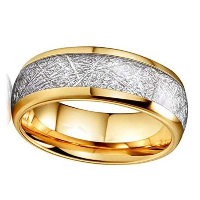 New fashion men's and women's inlaid zircon couple engagement rings