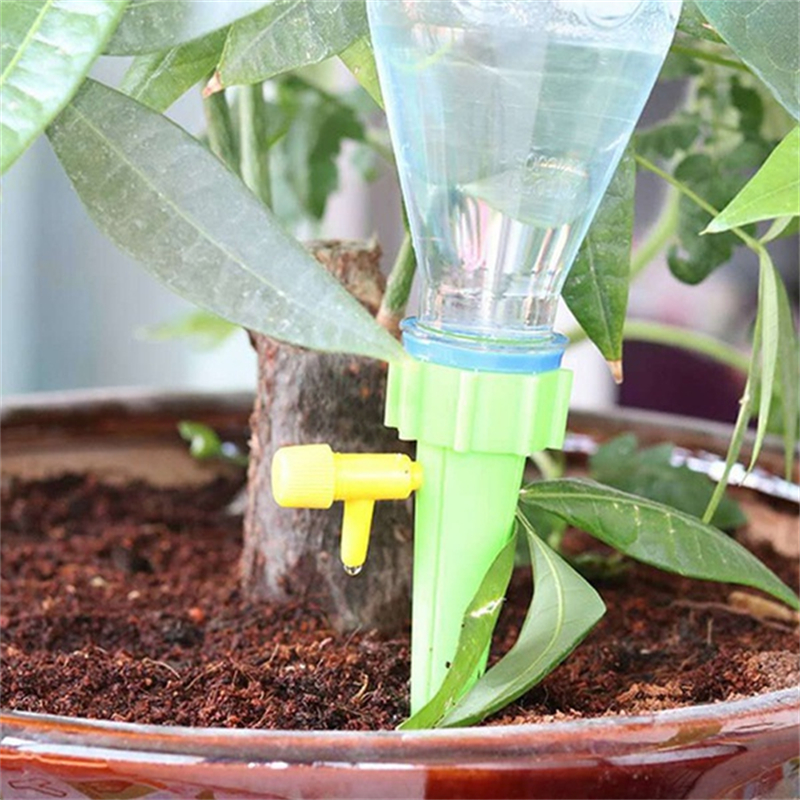 2/6/12Pcs Self-Watering Kits Automatic Waterers Drip Irrigation Indoor Plant Watering Device Plant Garden Popular Fashion Tools Gadgets Creative