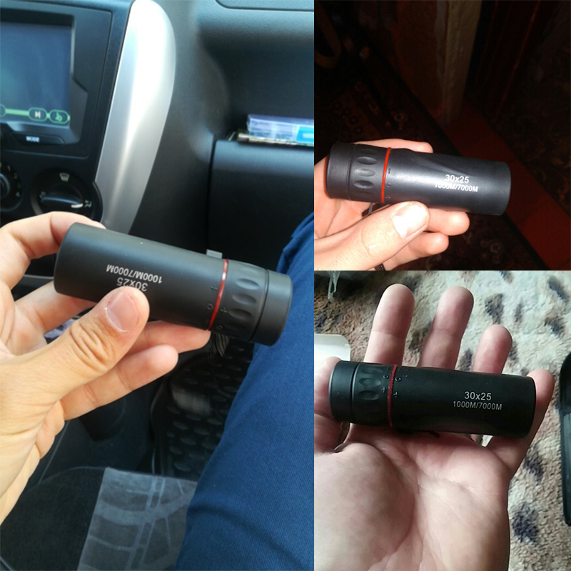 High Definition Monocular Telescope 30X25 Waterproof Mini Portable Military Zoom 10X Scope For Travel Hunting Mini portable camera telescope for mobile phones