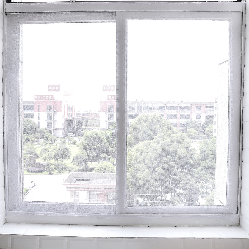Adjustable Self-Adhesive Anti Insect Fly Screen Curtain Mesh Bug DIY Magic Mosquito Netting Door Large Window Protector Mosquito Nets