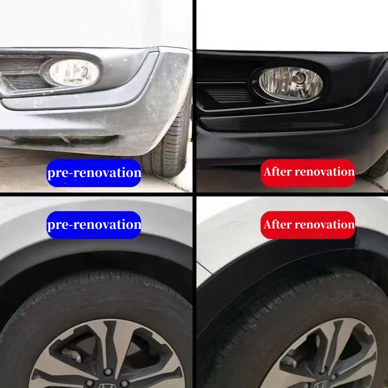 Automotive plastic reconditioning paste Retrofit reducing agent Black interior polish Instrument panel curing agent