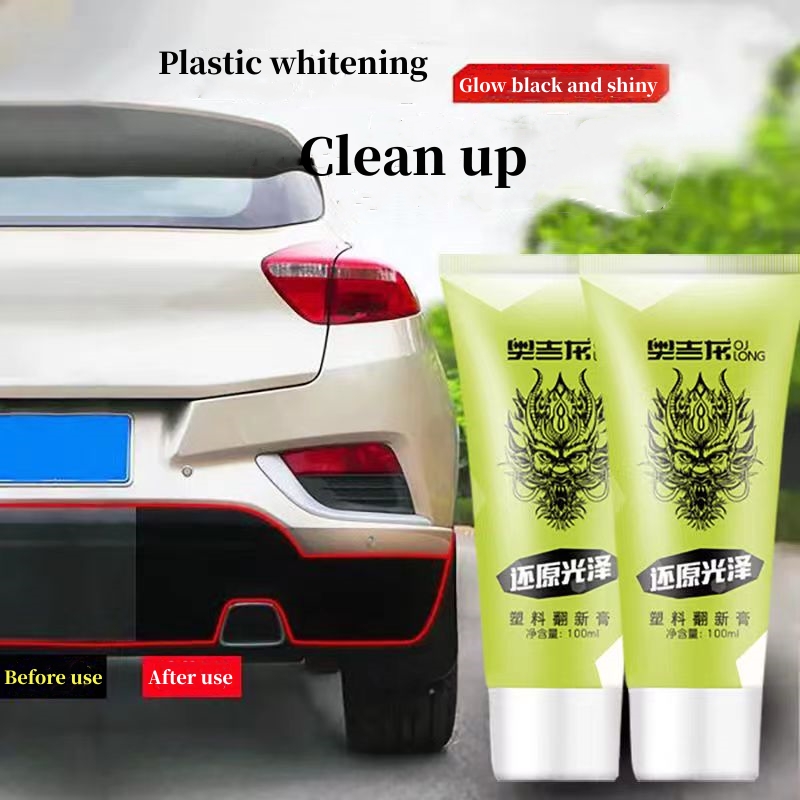 Automotive plastic reconditioning paste Retrofit reducing agent Black interior polish Instrument panel curing agent